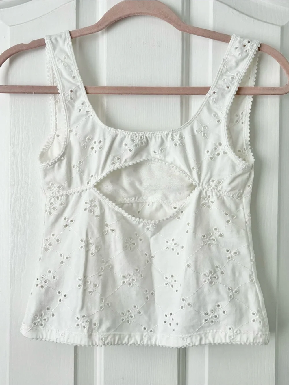 Free People Full Bloom Eyelet Cami